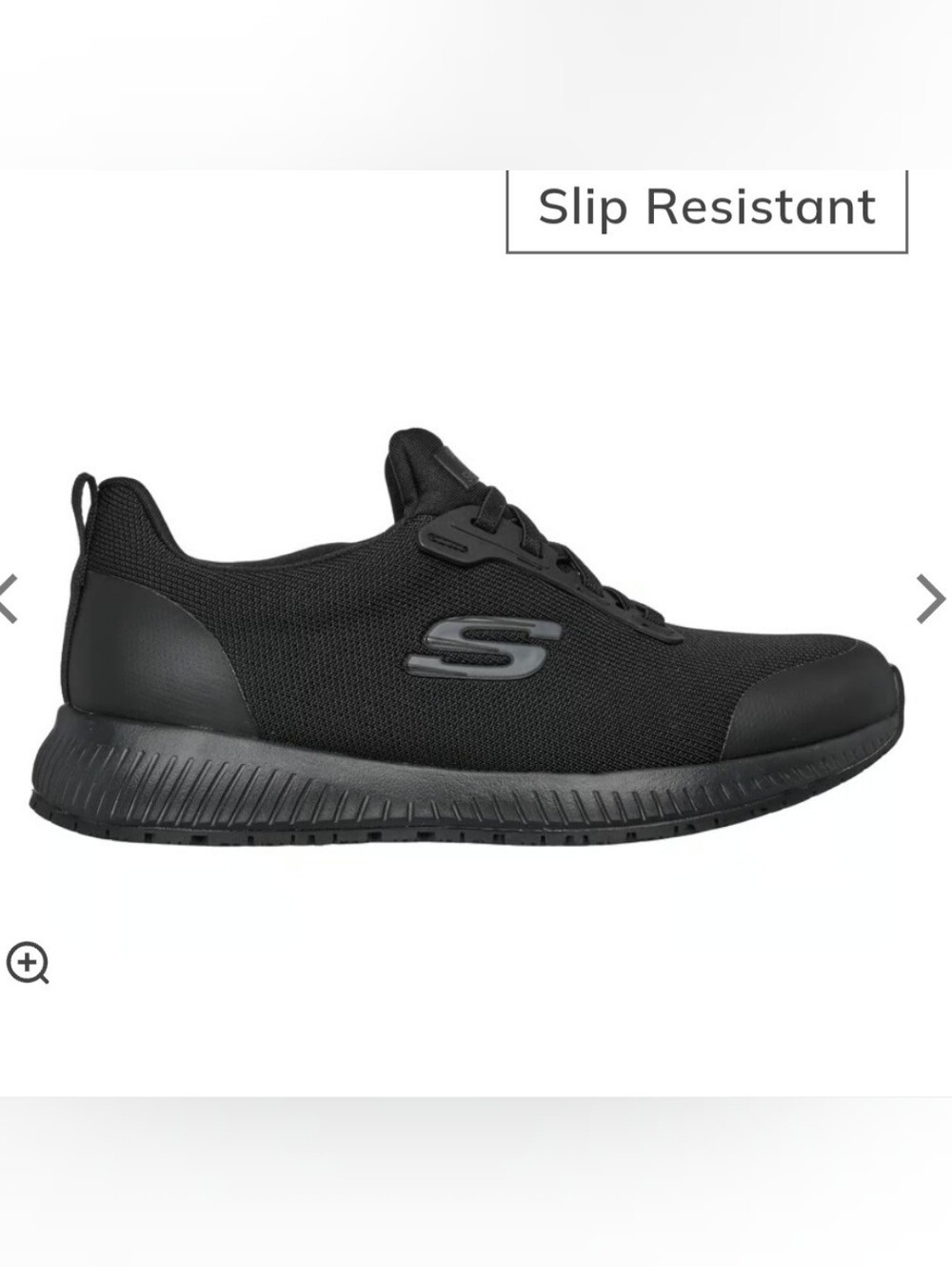Skechers Work: Squad SR Slip-Resistant Women's Shoe Black Size 7
